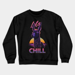 Its Gonna Be Llamazing Day - Vibrant Pop Art Crewneck Sweatshirt